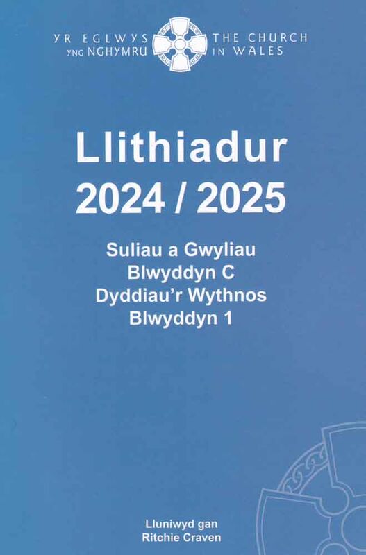 Llun o 'Llithiadur Yr Eglwys yng Nghymru 2024-25'